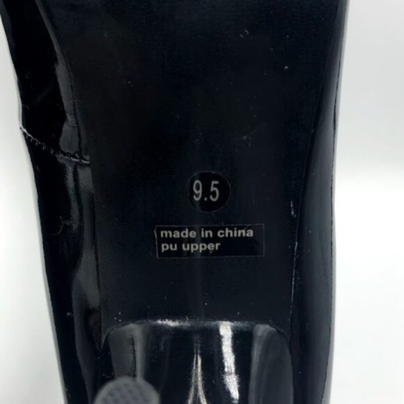 Highest Heel Collection Women's Black Patent Pump - Picture 9 of 9